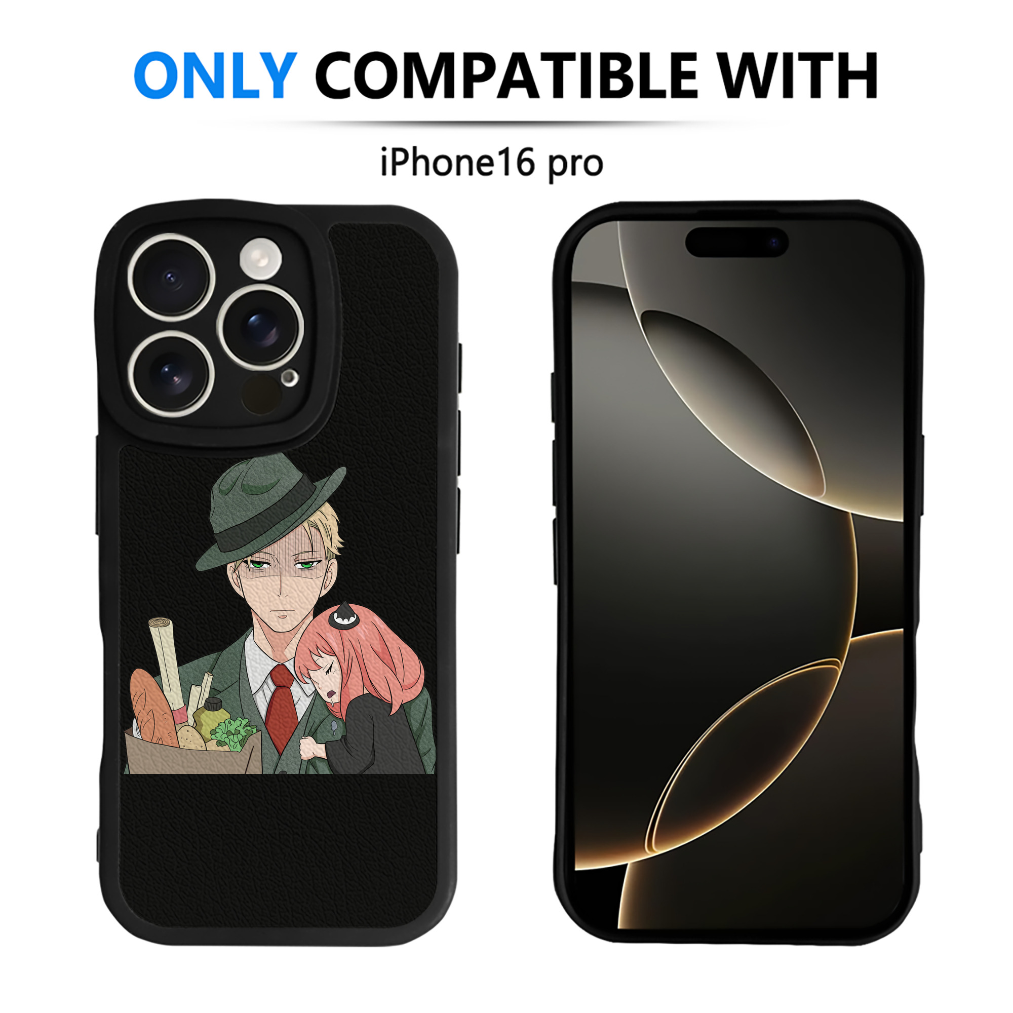 （画像用） SPY×FAMILY间谍家家酒 【iPhone 16シリーズ対応】シリコンスマホケース（レザー調） 材質：シリコン